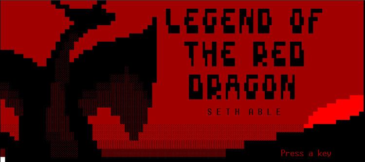 Legend of the Red Dragon Legend of Red Dragon BBS Door Ansi BBS Ansi Acid PC Art