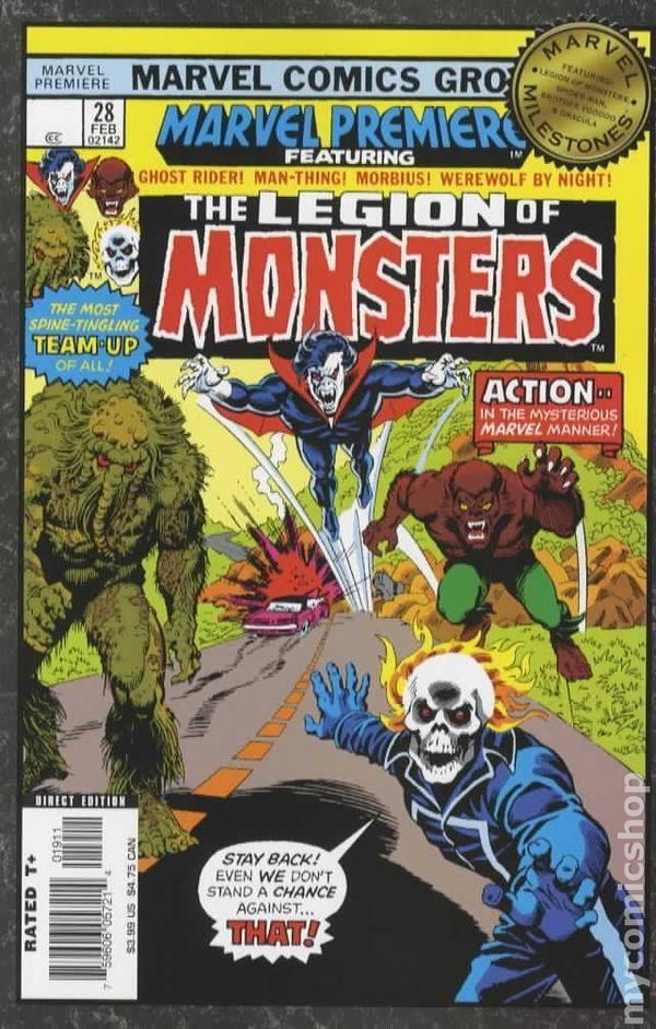 Legion of Monsters Marvel Milestones Legion of Monsters SpiderMan Brother Vood comic books