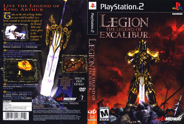 Legion: The Legend of Excalibur Legion The Legend of Excalibur Cover Download Sony Playstation 2