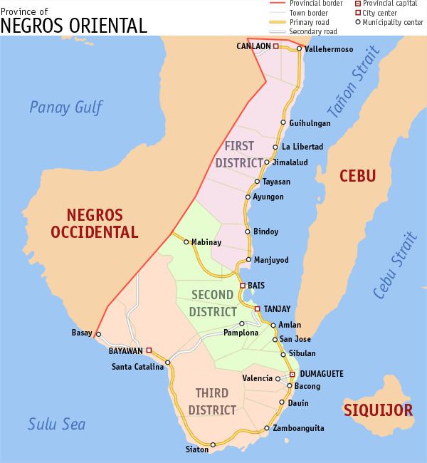 Legislative districts of Negros Oriental
