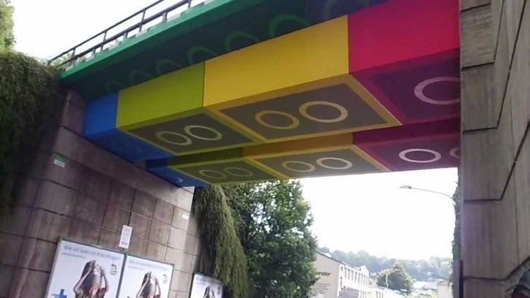 Lego-Brücke Legobrcke in Wuppertal YouTube