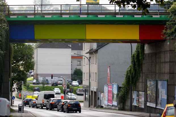 Lego-Brücke MEGX LEGOBrcke in Wuppertal