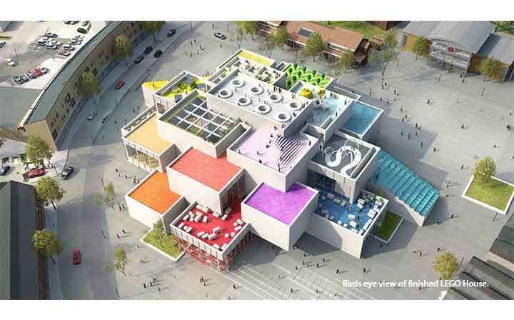 Lego House (Billund) LEGO House has reached another important step News Room About