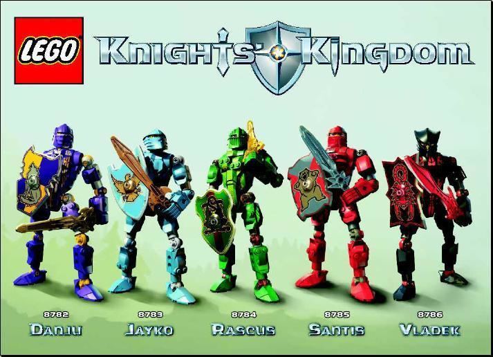 Lego Knights' Kingdom LEGO Vladek Instructions 8786 Knights Kingdom