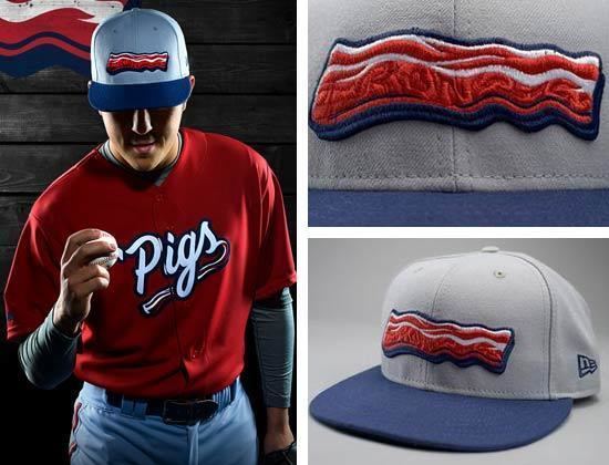Lehigh Valley IronPigs Lehigh Valley IronPigs Official Saturday Bacon 59Fifty Fitted Cap by