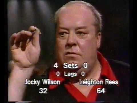 Leighton Rees Darts British Professional 1988 Quarter Final Jocky Wilson vs