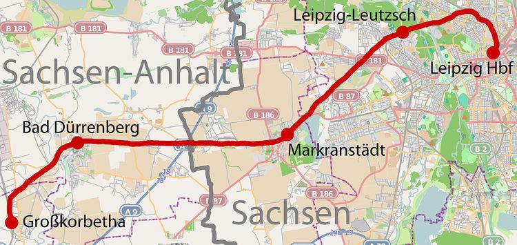 Leipzig–Großkorbetha railway