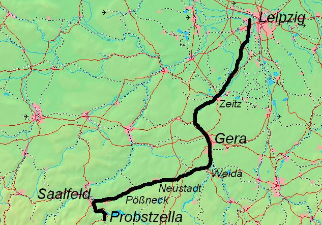 Leipzig–Probstzella railway