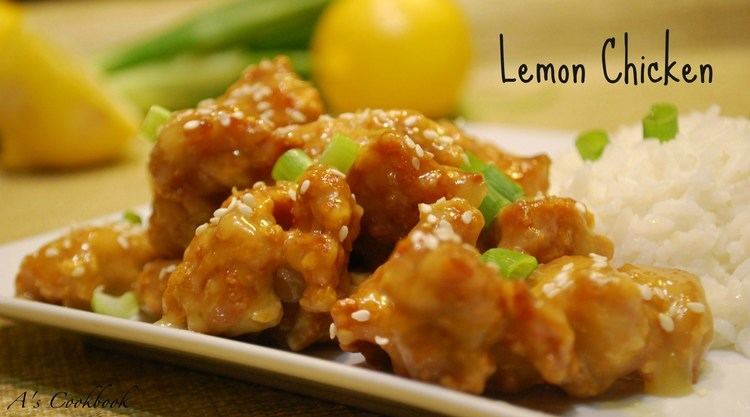 Lemon chicken Lemon Chicken Recipe Chinese Style YouTube
