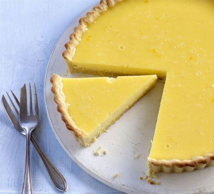 Lemon tart Gregg39s tangy lemon tart BBC Good Food