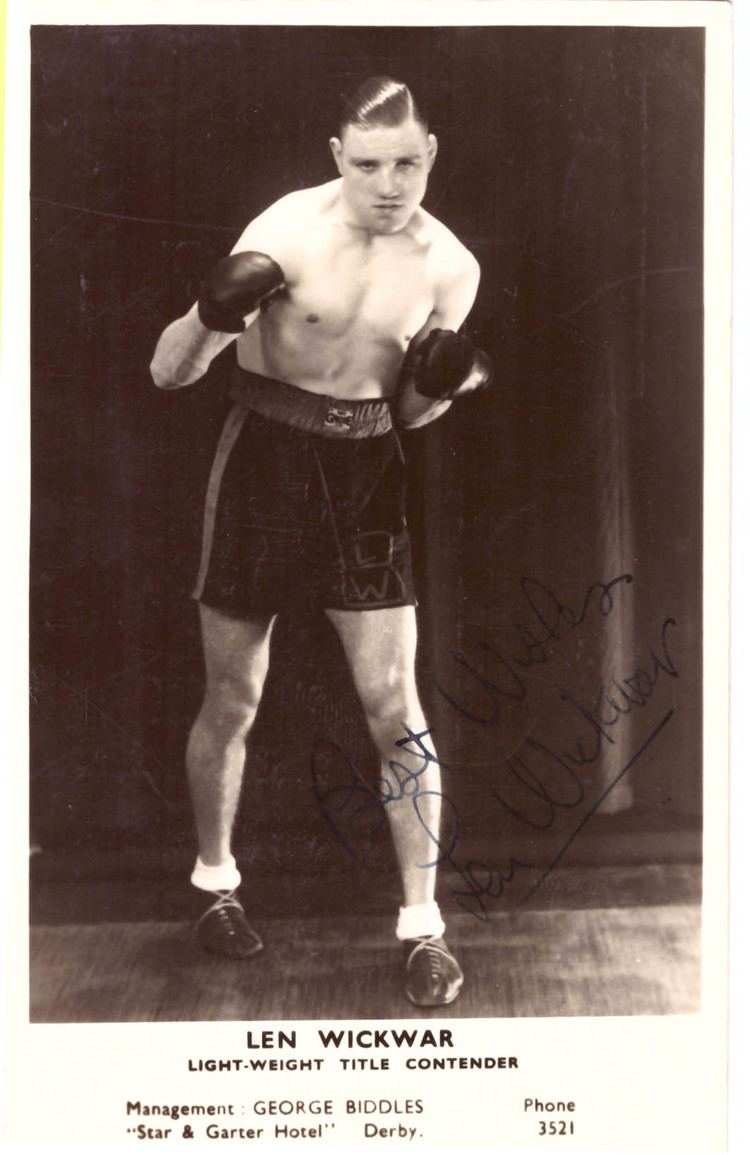 Len Wickwar Len Wickwar most fights in history 468 from 19281947 African Ring