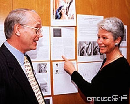 Lena Söderberg at the 50th annual Conference of the Society for Imaging Science and Technology in 1997