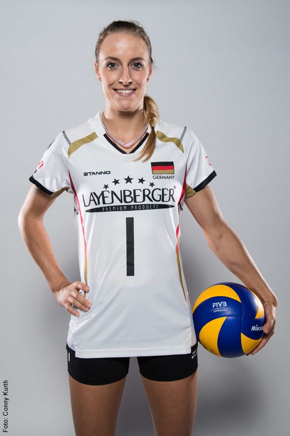Lenka Dürr Lenka Drr Libera der Deutschen Volleyball Nationalmannschaft
