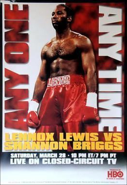 Lennox Lewis vs. Shannon Briggs