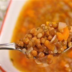 Lentil soup Lentil Soup Recipe Allrecipescom
