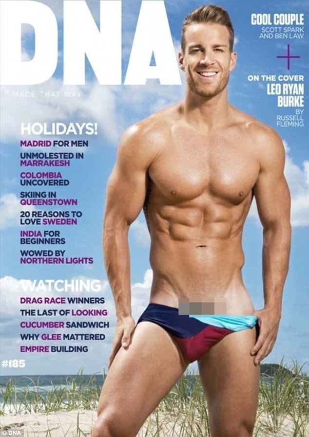 Leo Burke (footballer) Big Brothers Leo Burke flaunts his abs on DNA cover in Speedos