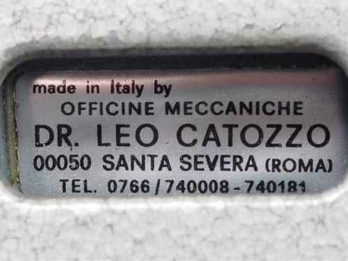 Leo Catozzo Dr Leo Catozzo M 335 mm Mod Special 35mm Film Editing Splicer