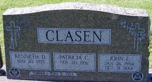 Leo Clasen John Leo Clasen 1954 2001 Find A Grave Memorial