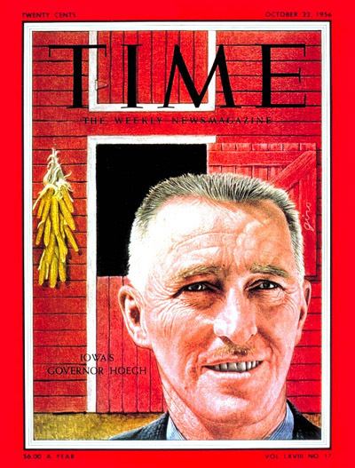 Leo Hoegh TIME Magazine Cover Gov Leo Hoegh Oct 22 1956 Governors