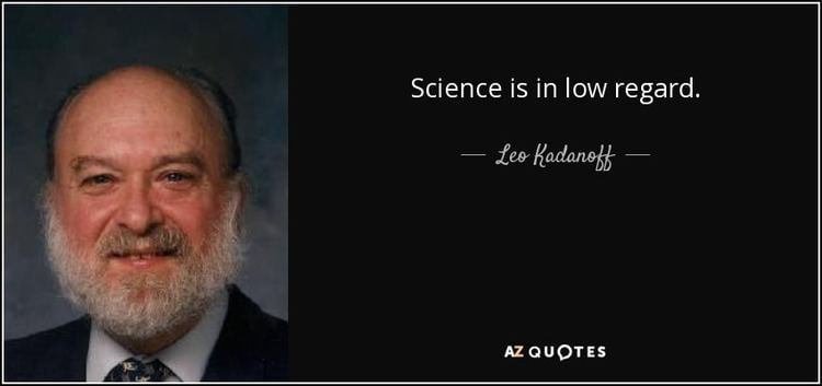 Leo Kadanoff QUOTES BY LEO KADANOFF AZ Quotes