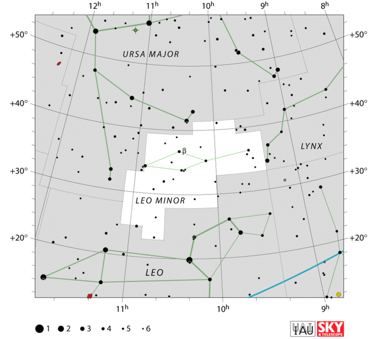 Leo Minor Leo Minor Constellation Facts Story Stars Location