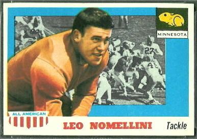 Leo Nomellini Leo Nomellini 1955 Topps AllAmerican 29 Vintage