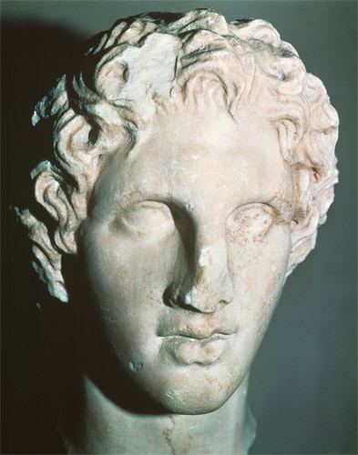 Leochares Head of Alexander the Great 356323 BC Leochares as art print or