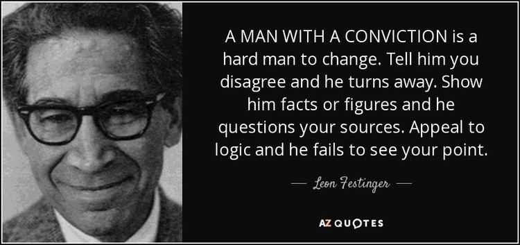 Leon Festinger QUOTES BY LEON FESTINGER AZ Quotes