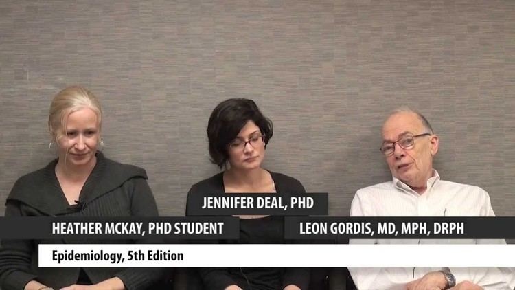 Leon Gordis Dr Leon Gordis Jennifer Deal PhD and PhD student Heather McKay