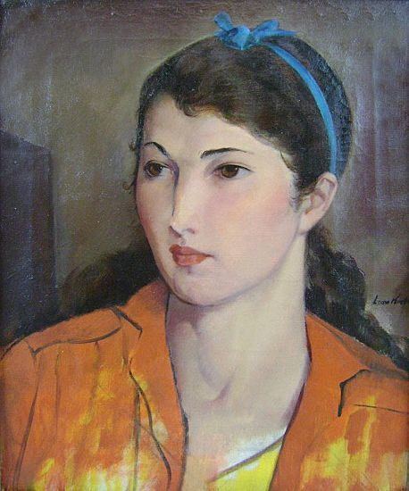Leon Kroll Leon Kroll Oil Painting Portrait of a Woman quotHildaquot 1929