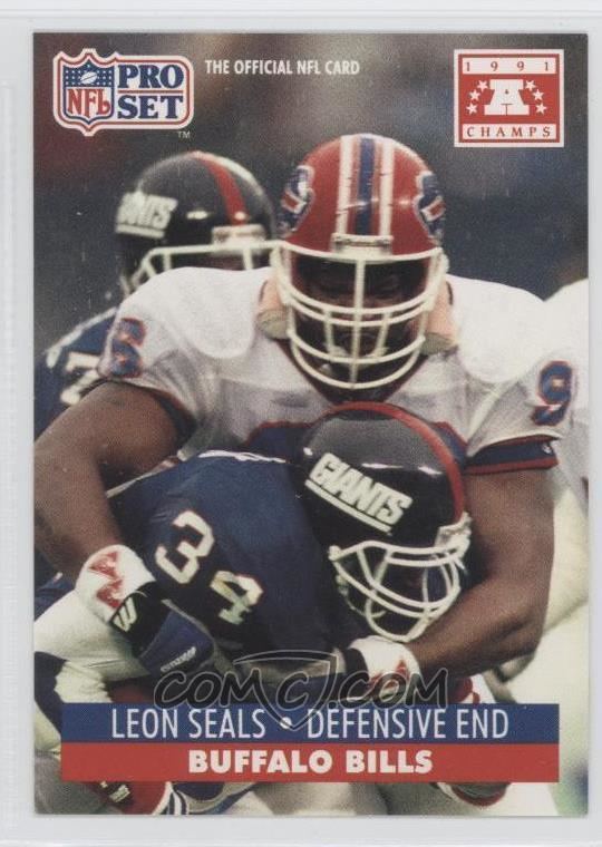 Leon Seals 1992 Pro Set NFL Experience Base 449 Leon Seals COMC Card