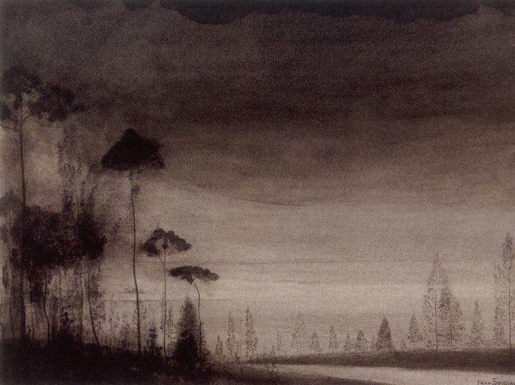 Leon Spilliaert Bsides Lon SpilliaertBelgian 18811946 Landscape