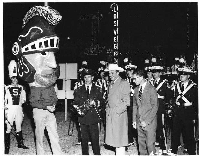 Leonard Falcone Sparty Leonard Falcone and the band in Las Vegas 1956