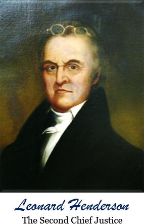 Leonard Henderson Portrait of Chief Justice Leonard Henderson