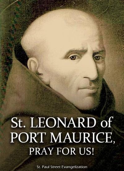Leonard of Port Maurice Today Christians Celebrate Feast of St Leonard of Port