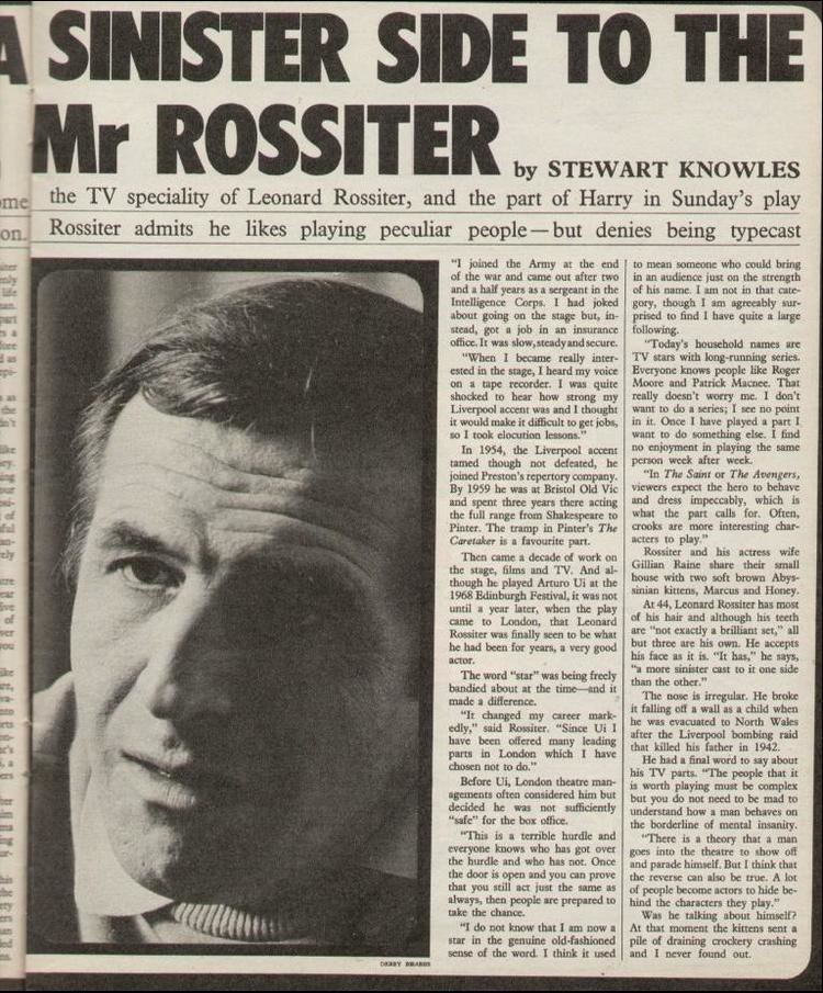 Leonard Rossiter Leonard Rossiter Page 2