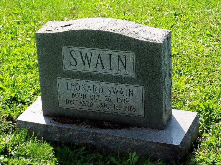 Leonard Swain Leonard Swain 1899 1965 Find A Grave Memorial