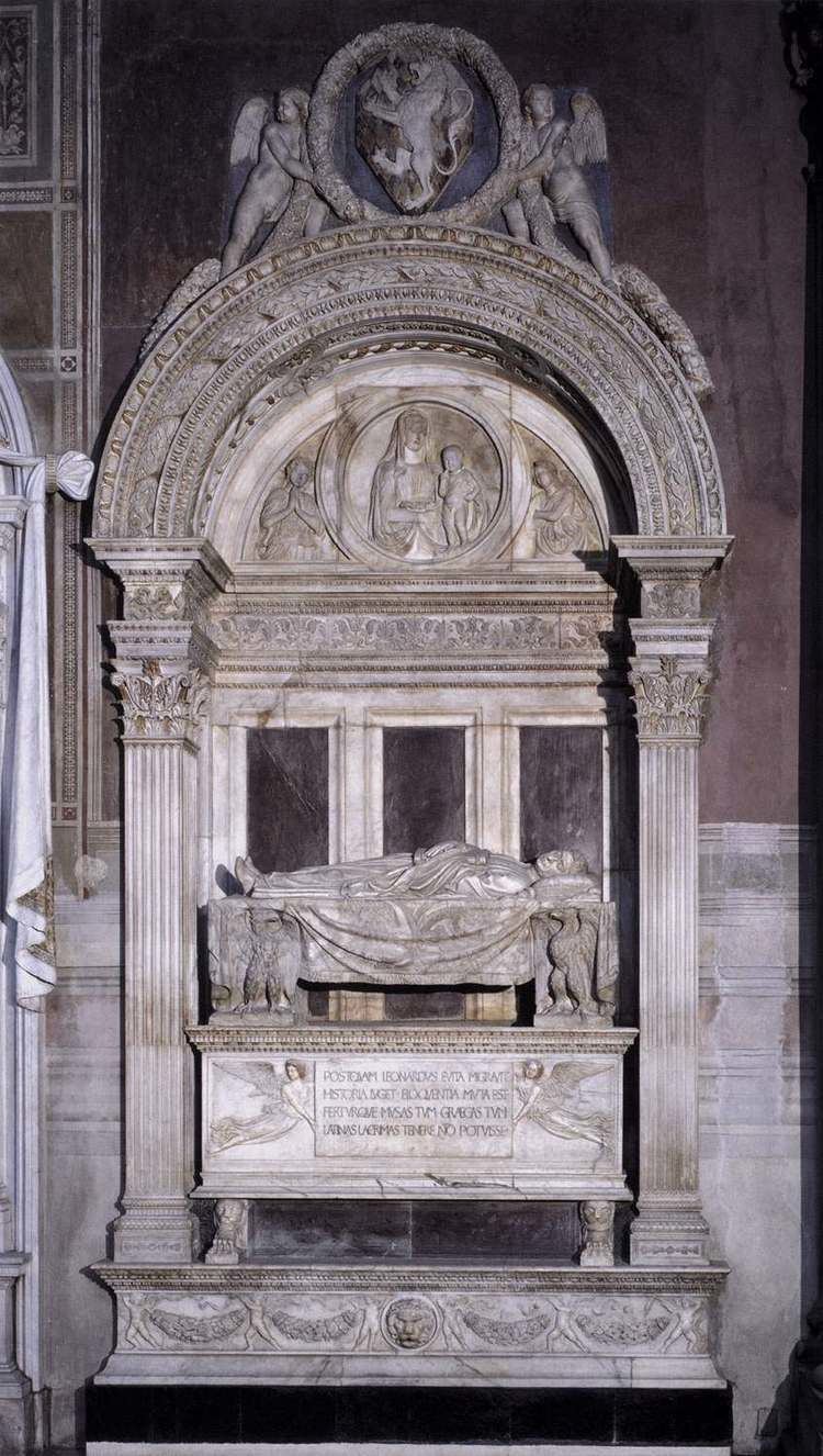 Leonardo Bruni Tomb of Leonardo Bruni by ROSSELLINO Bernardo