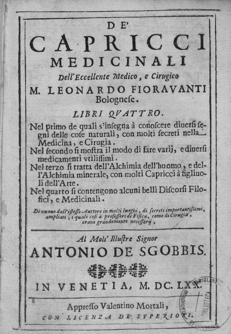 Leonardo Fioravanti (doctor)