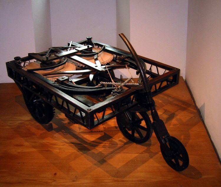 Leonardo's self-propelled cart