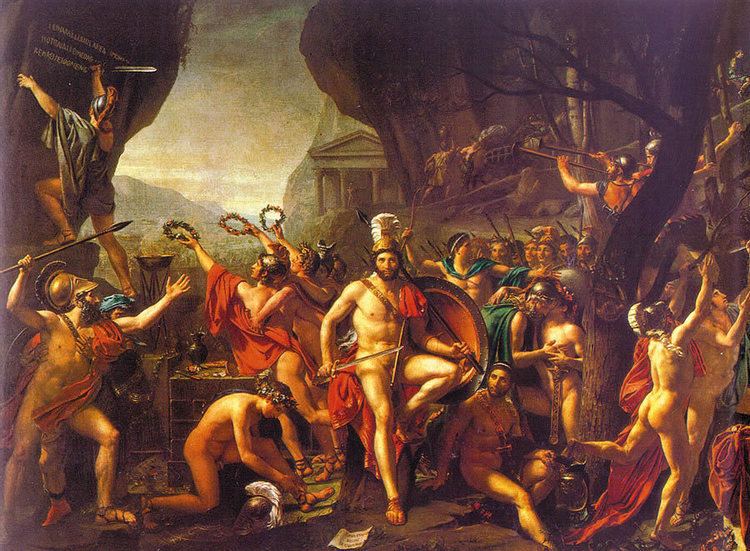 Leonidas at Thermopylae wwwancientgreekbattlesnetPics48069LeoThemLjpg
