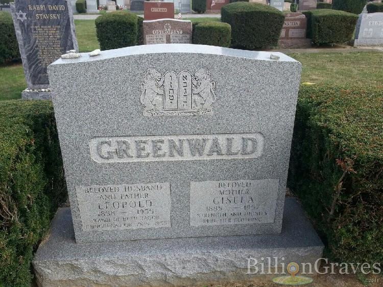 Leopold Greenwald Grave Site of Leopold Greenwald 18881955 BillionGraves