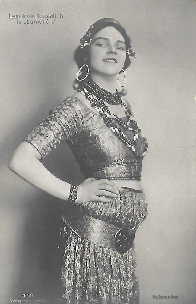 Leopoldine Konstantin Leopoldine Konstantin in Sumurn 1910 German postcard by Flickr