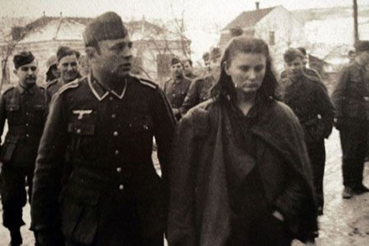 Lepa Radić arrested by German troops