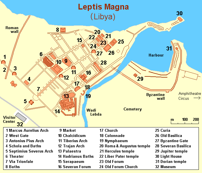 Leptis Magna in the past, History of Leptis Magna