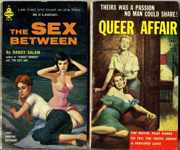 Lesbian pulp fiction Lesbian pulp fiction then and now LGBT History Month