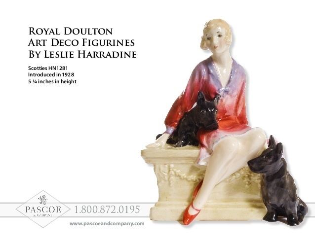 Leslie Harradine Royal Doulton Art Deco Figurines by Leslie Harradine