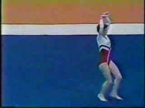Leslie Pyfer 1979 World Championships gymnastics Leslie Pyfer FX EF YouTube