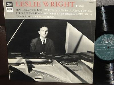 Leslie Wright (pianist) LESLIE WRIGHT piano Bach Mendelssohn PATHE DTX 349 155733713