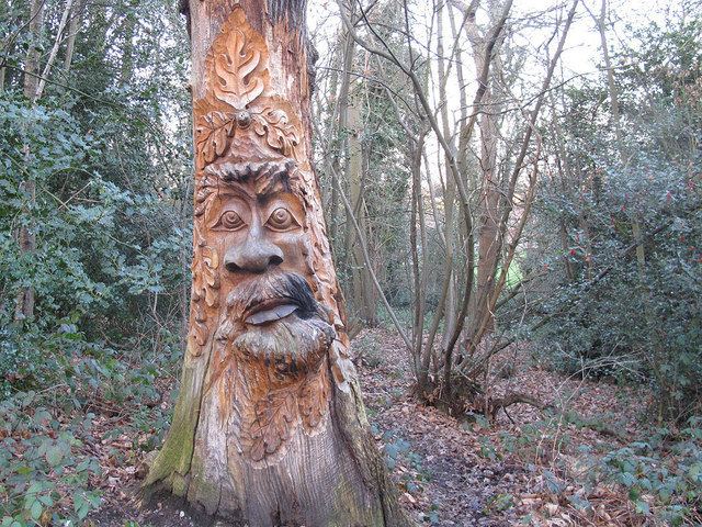 Lesnes Abbey Woods Green Man in Lesnes Abbey Woods Stephen Craven ccbysa20
